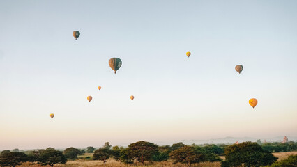 beautiful and amazing hot air balloon views