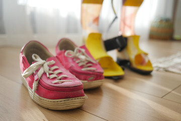 Shoes and Orthotics Braces For Special Needs Child 