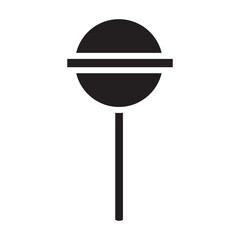 Lollipop glyph icon