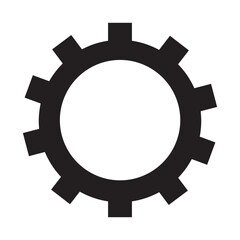 Gear glyph icon