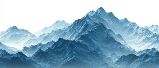 Vast blue mountain range (1)