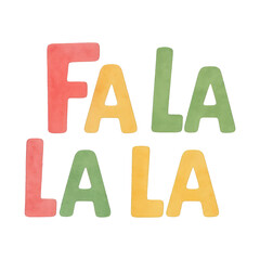 PNG Colorful festive holiday typography