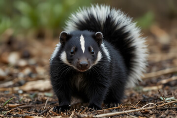 cute skunk
