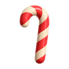 PNG Festive candy cane illustration.