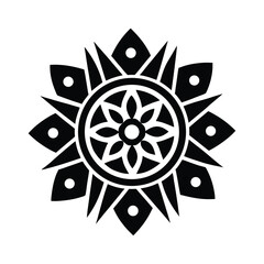 abstract flower design