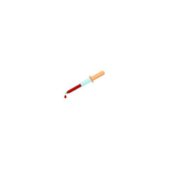 Medical tools icon flat vector