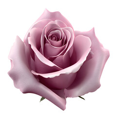 Elegant Single Pink Rose Blossom on a Deep Black Background, Serene Beauty