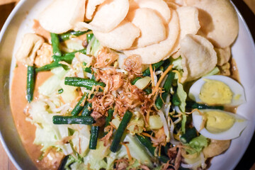 delicious gadogado dish with various vegetables