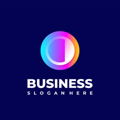 Modern Circle Shape logo designs template, Technology logo icon design element