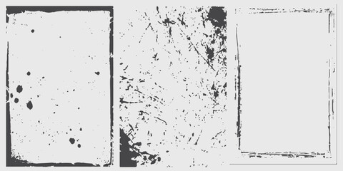 modern halftones background. set grunge old vintage texture. vector art background