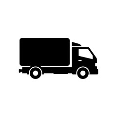 Isolated freight truck and trailer vector illustration for business and delivery services