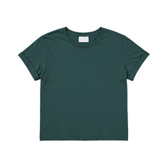 Earthy Dark Green T-shirt for Casual Wear