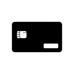 Vector design of a SIM card icon isolated on a white background, representing mobile communication and cellular technology