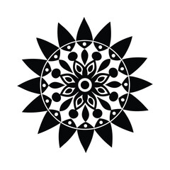 abstract flower design