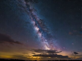 sunrise over the sky 