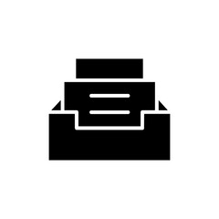 Archive folders icon vector for web and mobile app. Document vector icon. Archive storage icon.