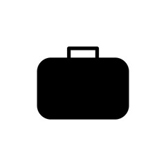 Briefcase icon vector for web and mobile app. suitcase sign and symbol. luggage symbol.