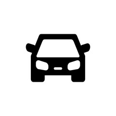 Car icon vector for web and mobile app. car sign and symbol. small sedan