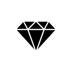 Diamond icon vector for web and mobile app. diamond gems sign and symbol