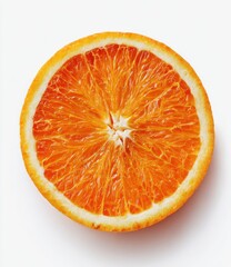 Close-up citrus slice, vibrant orange (6)