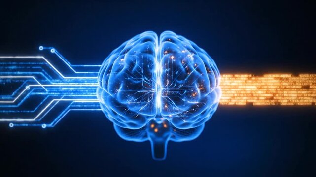 Brain-Computer Interface Data Flow and Neural Network Connection