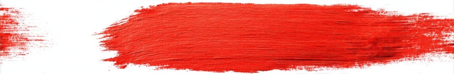 Fototapeta premium Red paint stroke (25)