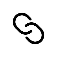 Link icon vector for web and mobile app. Hyperlink chain sign and symbol