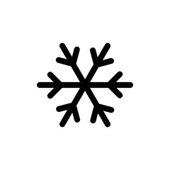 Snow icon vector for web and mobile app. snowflake sign and symbol
