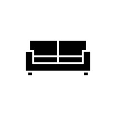 Sofa icon vector for web and mobile app. sofa sign and symbol. furniture icon