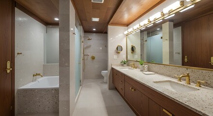 interior of bathroom