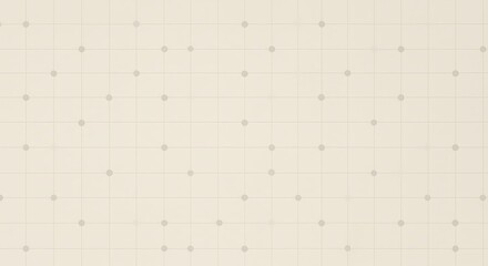 Minimalist grid pattern on a light beige background with subtle dots for a clean, technical design