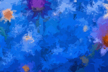 Various oil paintings, flowers, roses, peonies, cats, dogs, lakes, fish, chrysanthemums, butterflies