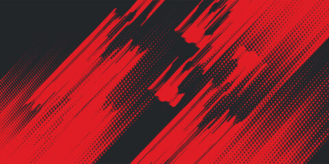 Background, contrast red and black color abstract template for business design. Technology style. You can use it for advertising, sports posters, templates, business presentations. Modern Vector