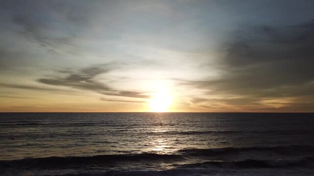 The beauty of the sunset at Kedungu Beach, Bali