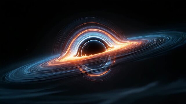 Black Hole Simulation: Event Horizon Visualization