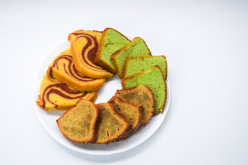 Sponge cake is a cake based on flour (usually wheat flour), sugar, butter and eggs, and is...