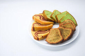 Sponge cake is a cake based on flour (usually wheat flour), sugar, butter and eggs, and is...