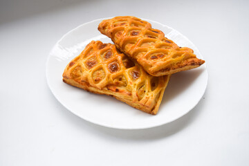 Pastry refers to a variety of doughs, as well as the sweet and savoury baked goods made from them. The dough may be accordingly called pastry dough for clarity. Sweetened pastries 