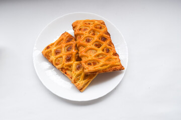 Pastry refers to a variety of doughs, as well as the sweet and savoury baked goods made from them. The dough may be accordingly called pastry dough for clarity. Sweetened pastries 