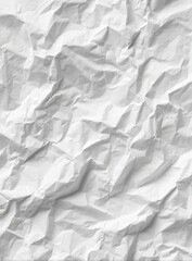 Obraz premium Crumpled white paper texture (1)