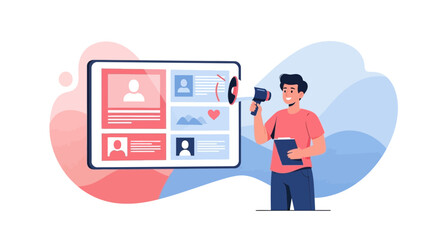 Digital Marketing Strategy Illustrated: Amplifying Reach And Engagement, Modern Advertising