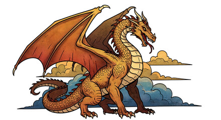 illustration of a dragon