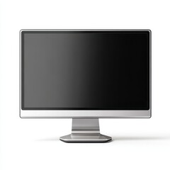 Fototapeta premium Modern Minimalist Desktop Computer Monitor with Blank Screen
