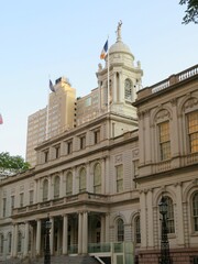 New York city Hall in Manhattan, New York, USA in summer