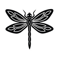 dragonfly vector illustration On Transparent Background