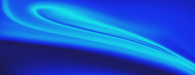 Abstract blue gradient grainy background with swirl lines modern design for banner web header 
