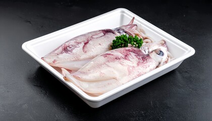 Fresh White Squid for Cooking

