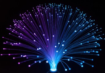 Glowing Fiber Optic Bundles