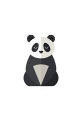 Fototapeta premium Cute panda cartoon image