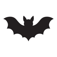 Fototapeta premium halloween bats black silhouette isolated on white background